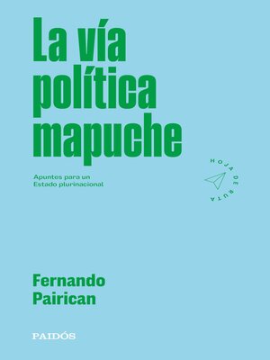 cover image of La vía política mapuche